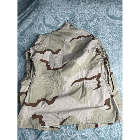 Vintage Military Jacket Mens Medium Long Desert Storm Camo‎ 1999 90s Combat USA - Picture 2 of 3